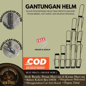 Gantungan Helm Susun
