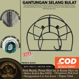 Gantungan Selang Model Bulat