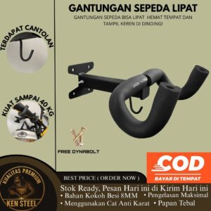 Gantungan Sepeda Lipat
